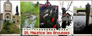 Le village limousin de Saint-Maurice-les-Brousses se situe dans le département ...