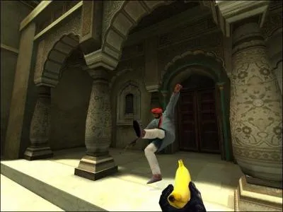 Ah oui ! le fameux coup de la banane. C'est dans quel jeu déjà ? Quel est son genre ?