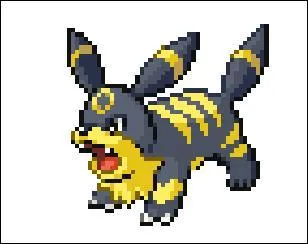 Mon premier a évolué la nuit en étant heureux. Il est de type ténèbres. Mon deuxième a besoin d'une pierre feu pour évoluer.