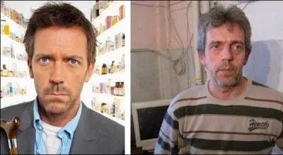 Coucou, c'est moi, Hugh Laurie, vous m'avez reconnu ? Bien sûr que oui, je suis à droite, sur la photo !