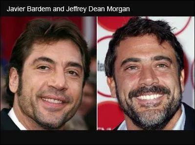 Quand à moi, je suis Javier Bardem, je suis à gauche sur la photo !