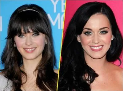 Comment pourriez-vous me confondre avec une autre, je suis Zooey Deschanel et je suis à droite sur la photo, c'est évident !