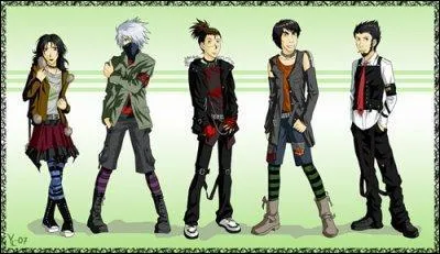 Arrêtez le coupable ! Le suspect a des bottines et des chaussettes hautes, mais n'est pas une fille. Retrouvez le délinquant parmi ces cinq personnes.