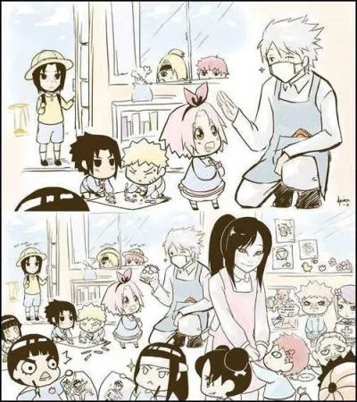 Quels personnages font un concours de dessins ?