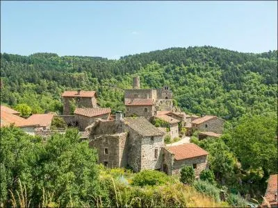 Quel est ce château de la Haute-Loire, fief de la famille de Polignac dont il ne reste aujourd'hui qu'un donjon circulaire et la façade de la chapelle ?