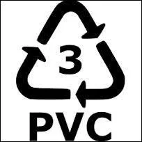 Pictogramme que l'on retrouve sur divers emballages. Celui-ci est le numéro 3, le P. V. C. Quelle est la signification de cet acronyme ?