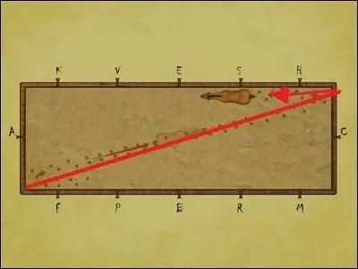 Une diagonale sert à :