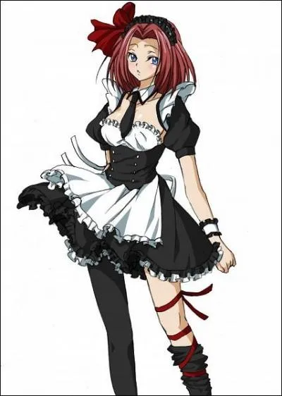 Ensuite, venue tout droit du futur, je vous présente Kallen du manga 'Code Geass' :