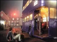 Comment s'appelle le bus magique que Harry prend pour aller au Chaudron Baveur ?