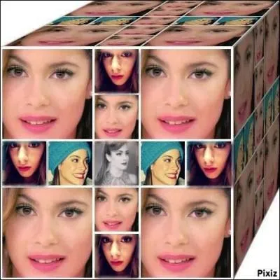 Qui voit-on sur ce cube ?