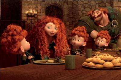 Que vois-tu sur cette image tirée du dessin animé "Rebelle" ?