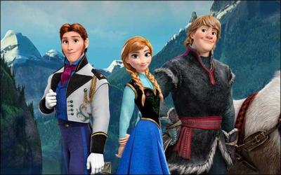 Que vois-tu sur cette image tirée du dessin animé "La Reine des Neiges" ?