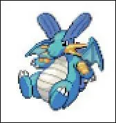 Certains pêcheurs affirment s'être fait sauver de la noyade par mon premier et il maîtrise des attaques dévastatrices comme "Colère". Mon deuxième est l'évolution finale d'un Starter de Hoenn. Malgré qu'il soit de type Eau, les attaques de type Électrique n'ont aucun effet sur lui comme il est aussi de type Sol.
