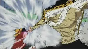 Luffy a vaincu Rob Lucci du CP9 grâce à l'attaque "jet cateling".