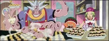 Après l'arc Duval, Luffy et son équipage vont manger des takoyakis, préparés par un Homme-Poisson et une sirène.
