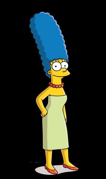 De quelle couleur sont les yeux de Marge ?