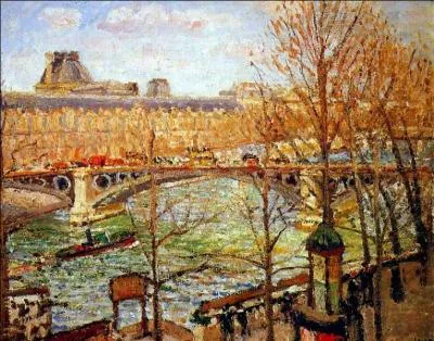 Pont du carrousel l'après-midi.