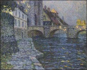 Après-midi gris à Moret.