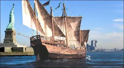 Comment s'appelaient (nous dit-on) les trois "caravelles" de Christophe Colomb lors de son voyage pour découvrir l'Amérique ?