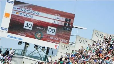 A vous de trouver la mauvaise affirmation concernant le dcompte des points (15  30  40  Jeu), je viens de l'imaginer !