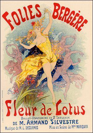 Il a rvolutionn l'affiche en utilisant la lithographie pour faire des compositions joyeuses et colores. Cette affiche pour les Folies Bergre date de 1893. De qui s'agit-il ?