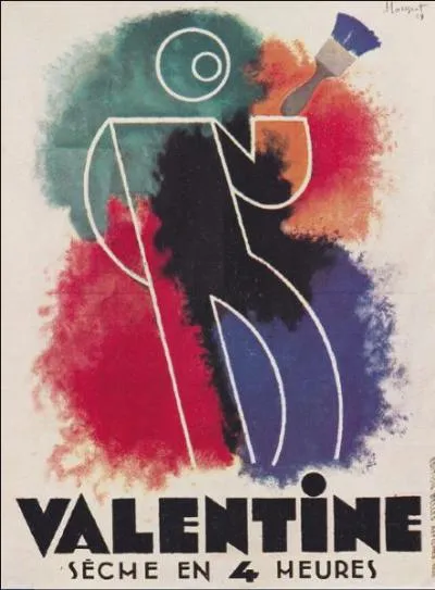 Son affiche pour Valentine de 1929 est conue comme un logo : directe et facile  retenir. De qui s'agit-il ?