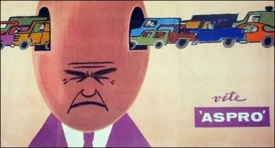 Connu ds 1949 pour sa publicit pour Monsavon, il va poursuivre avec son style simple, enfantin, mais terriblement efficace, comme ici en 1963. De qui s'agit-il ?