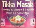 Quel produit n'est pas utilis dans la sauce Tika Massala de Patak's ?