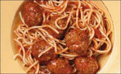 Ce plat de spaghettis et de boulettes est prsent dans un dessin anim lequel ?