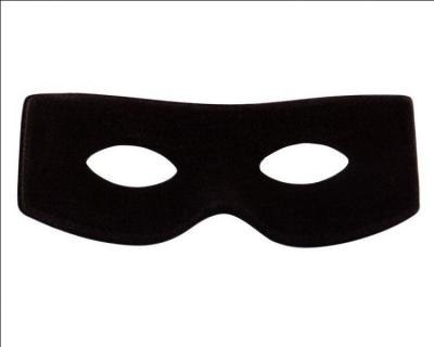 A quel dessin anim appartient ce masque noir ?