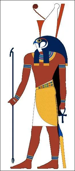 C'est le dieu de l'azur, il voit  travers le Soleil et la Lune. Anagramme : ours- reste  h . Quel est son nom ?