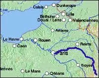 Quel fleuve est reprsent sur la carte ?