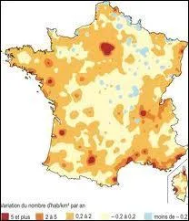 Quel type d'espace est reprsent en blanc ?