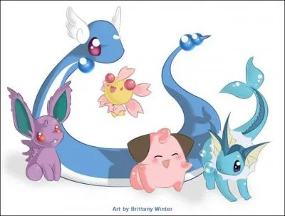 Combien de Pokmon sur cette photo ont volu au moins une fois ?