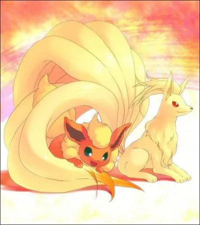 Comment s'appelle le Pokmon qui s'amuse avec les queues de Feunard ?