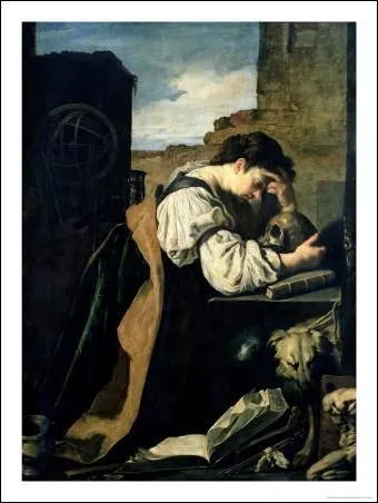 Ce tableau qui reprsente une jeune femme en proie  une grande tristesse, est l'oeuvre de Domenico Fetti(1622) Quel est son titre ?