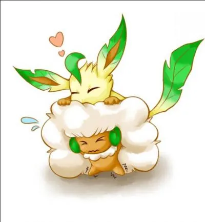 Comment s'appelle le Pokmon sur lequel Phyllali s'appuie ?