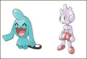 Quel est le nom de ces deux petits Pokémon ?