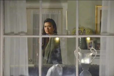 Qu'arrive-t-il à la mère d'Emily, alors qu'elle se trouve dans son salon ?