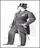 C'est un habit élégant à pans longs et échancrés.