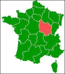 Quelle région est représentée en rose ?