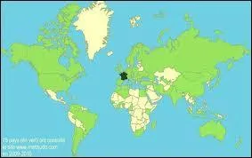 Quel désert froid est représenté en blanc ?