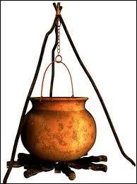 Le chaudron permet de faire des soupes et plats mijotés, voire des mixtures plus étranges, mais il permet aussi... ?