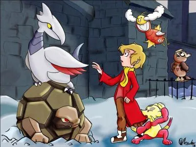 Qui sont les pokémon présents lors de cette scène de Merlin l'enchanteur ? (3 réponses)