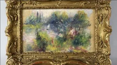 Où est exposé ce tableau intitulé "Paysage des bords de Seine", volé et 1951 et retrouvé en 2012 ?