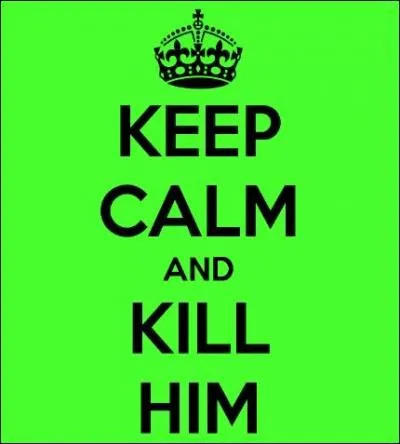 « Oui, mais il était en train de tripoter ma sur, tu vois. Ça fait un choc. On est obligé de haïr ce type. Par principe. »