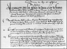 Quelle ordonnance royale de 1539 fait du français la langue officielle de l'administration et du droit, à la place du latin ?