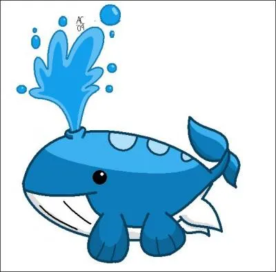 Qui est ce pokémon baleine ?