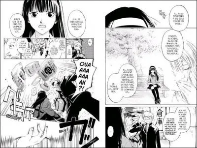 Le noir et le blanc ça donne des planches de manga ! Celle-ci vient de quel manga ? PS : C'est marqué en français sur la planche donc si vous voulez lire cette page vous pouvez.