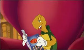 D'après le troubadour dans "Mickey, Donald, Dingo - Les trois mousquetaires", lorsque le méchant a le cur en fête, il chante.